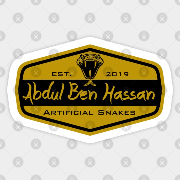 Artificial Snakes Sticker by carloj1956